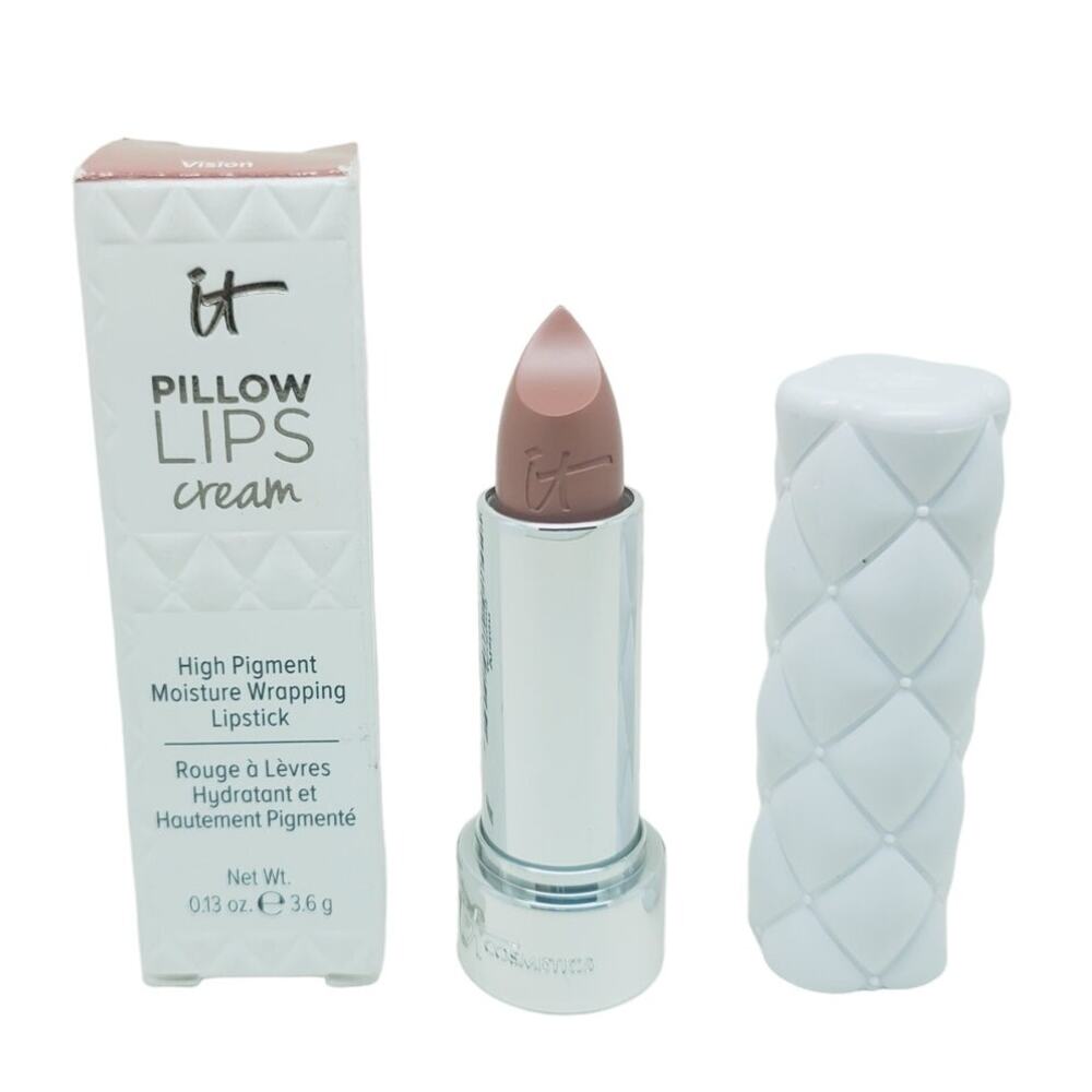 It Cosmetics Pillow Lips Cream High Pigment Moisture Wrapping Lipstick Vision